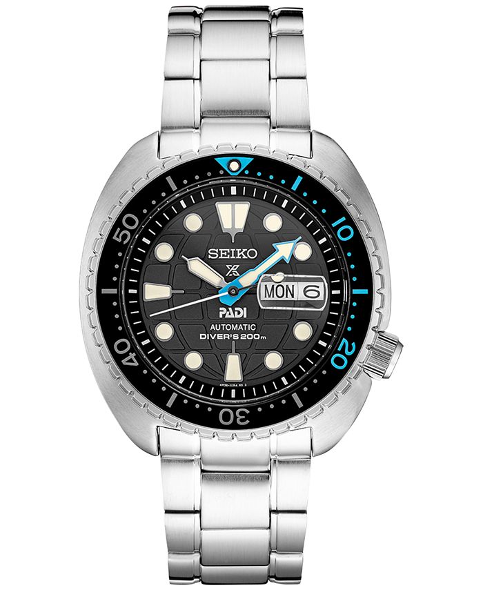 tafereel Intens ik betwijfel het Seiko Men's Automatic Prospex PADI Special Edition Stainless Steel Bracelet  Watch 45mm & Reviews - All Watches - Jewelry & Watches - Macy's