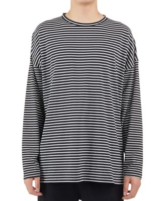 nANA jUDY - Men's Flint Long-Sleeve Striped T-Shirt