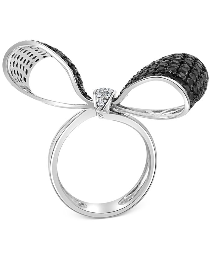 EFFY Collection EFFY® Black & White Diamond Bow Ring (3-3/8 ct. t.w ...
