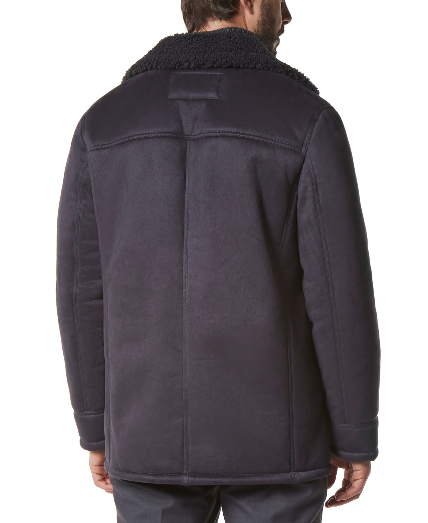 Мужская куртка Marc New York Jarvis Faux Shearling, цвет: Угольный — фото 2