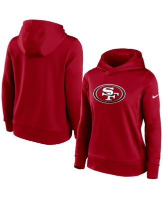 San Francisco 49ers Nike Fan Gear Pullover Hoodie - Scarlet