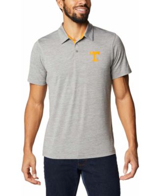 Men's Gray Tennessee Volunteers Tech Trail Space Dye Omni-Shade Polo