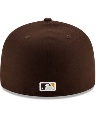 Men's Brown San Diego Padres Alternate Authentic Collection On-Field 59FIFTY Fitted Hat