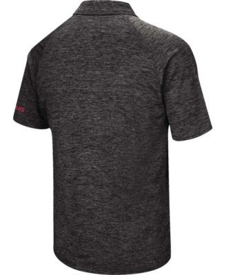 Men's Black Washington State Cougars Down Swing Polo