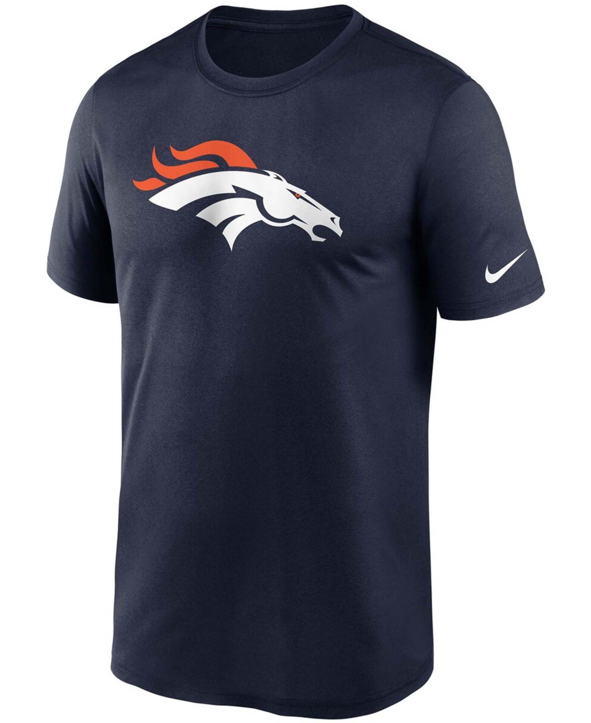 Men's Big and TallDenver Broncos Logo Essential Legend Performance T-shirt - Navy