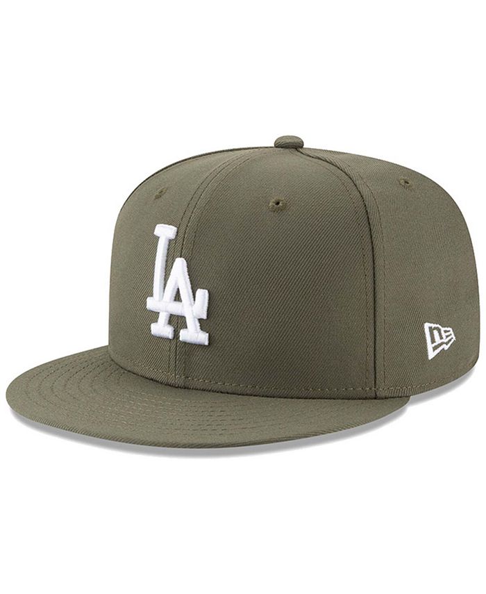 New Era Men's Green Los Angeles Dodgers Fashion Color Basic 59FIFTY ...