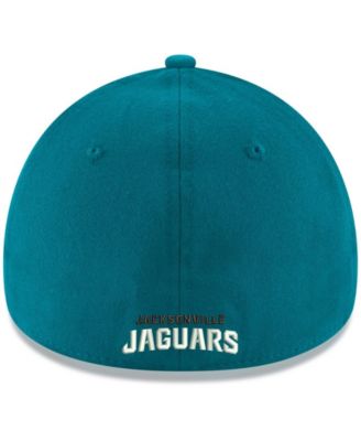 Men's Teal Jacksonville Jaguars 39THIRTY Flex Team Classic Hat