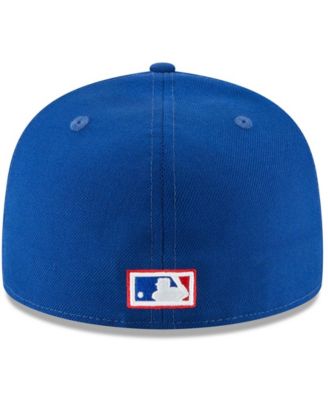 Men's Blue Texas Rangers Cooperstown Collection Wool 59FIFTY Fitted Hat