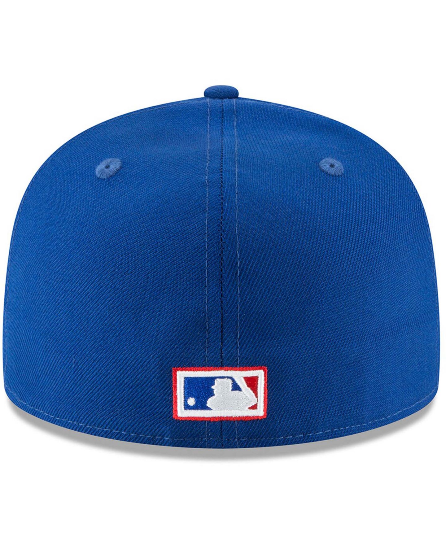 Мужская кепка New Era Blue Texas Rangers Cooperstown Collection Wool 59FIFTY Fitted Hat — фото 2