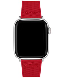 Petit Pique Red Silicone Strap for Apple Watch® 42mm/44mm