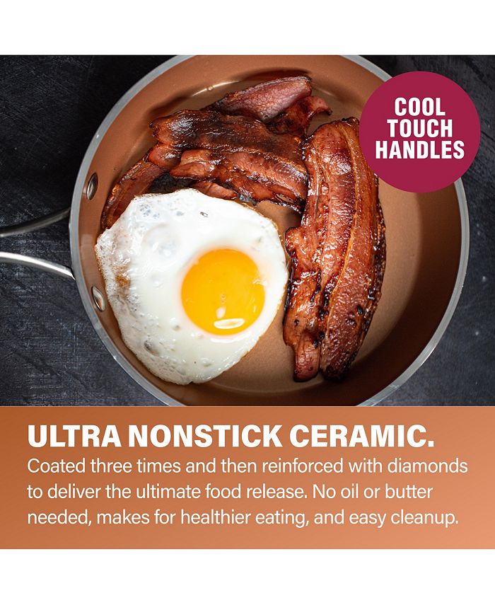 Gotham Steel Hammered 15Pc. Complete Cookware and Bakeware Set Macy's