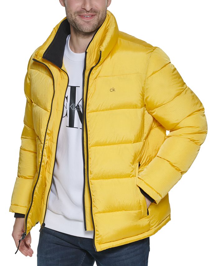 Calvin Klein Men's Classic Puffer With Set In Bib Detail, Created for ...