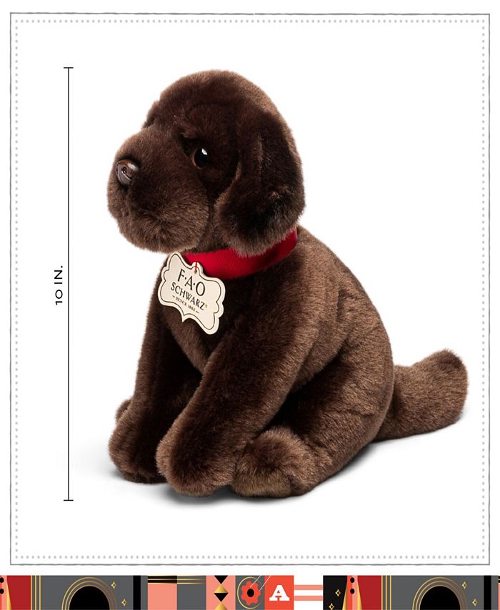 FAO Schwarz 10-inch Puppy Floppy Husky Toy Plush