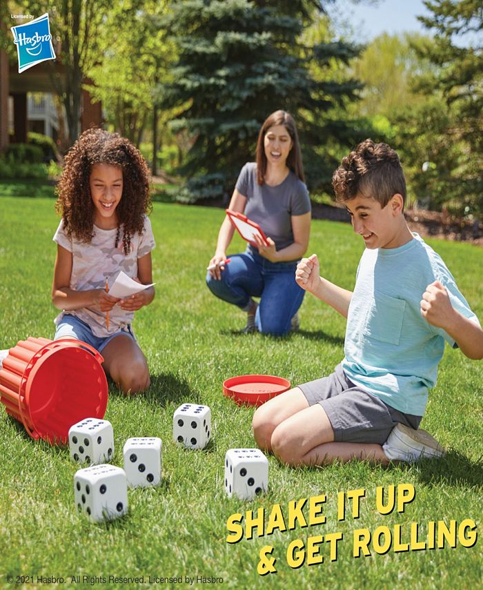 Hasbro CLOSEOUT! Oversized Yahtzee Game Giant Outdoor Fun by Hasbro