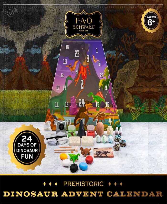 FAO Schwarz Dinosaur Advent Calendar Toy Macy's
