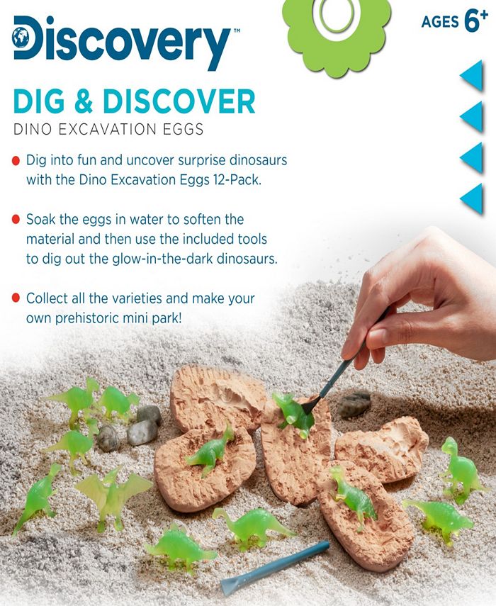 Discovery Kids Dig and Discover Dino Excavation Eggs - Macy's