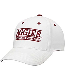 Men's White Texas A M Aggies Classic Bar Structured Adjustable Hat