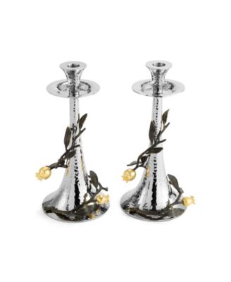 Pomegranate 2 Piece Candleholder Set