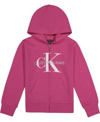 Calvin Klein Jeans Men's Monogram Logo Hoodie - Macy's
