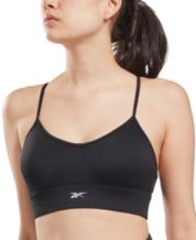 Buy Reebok women one series rebel sport bra black and orange combo