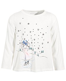 Toddler Girls Skater Girl Long-Sleeve T-Shirt, Created for Macy's