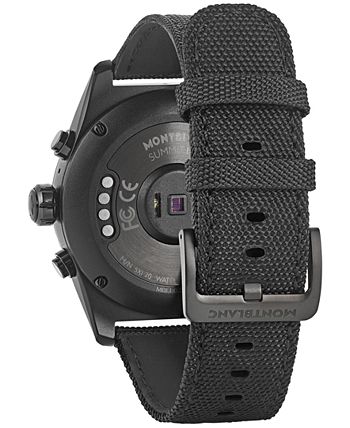 Montblanc - Men's Summit Lite Black Fabric Strap Smart Watch 43mm
