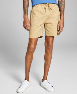 Stretch Twill Drawstring Shorts 