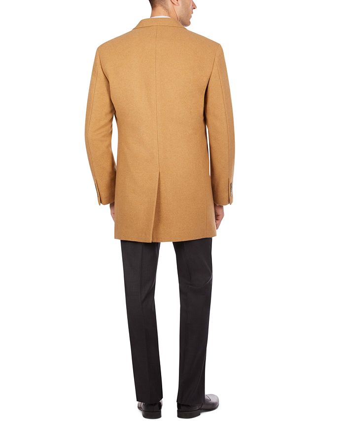 Calvin Klein Men's Prosper WoolBlend XFit Overcoat & Reviews Coats & Jackets Men Macy's