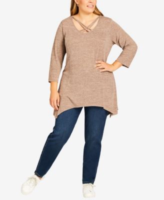 Avenue Plus Size Average Butter Denim 