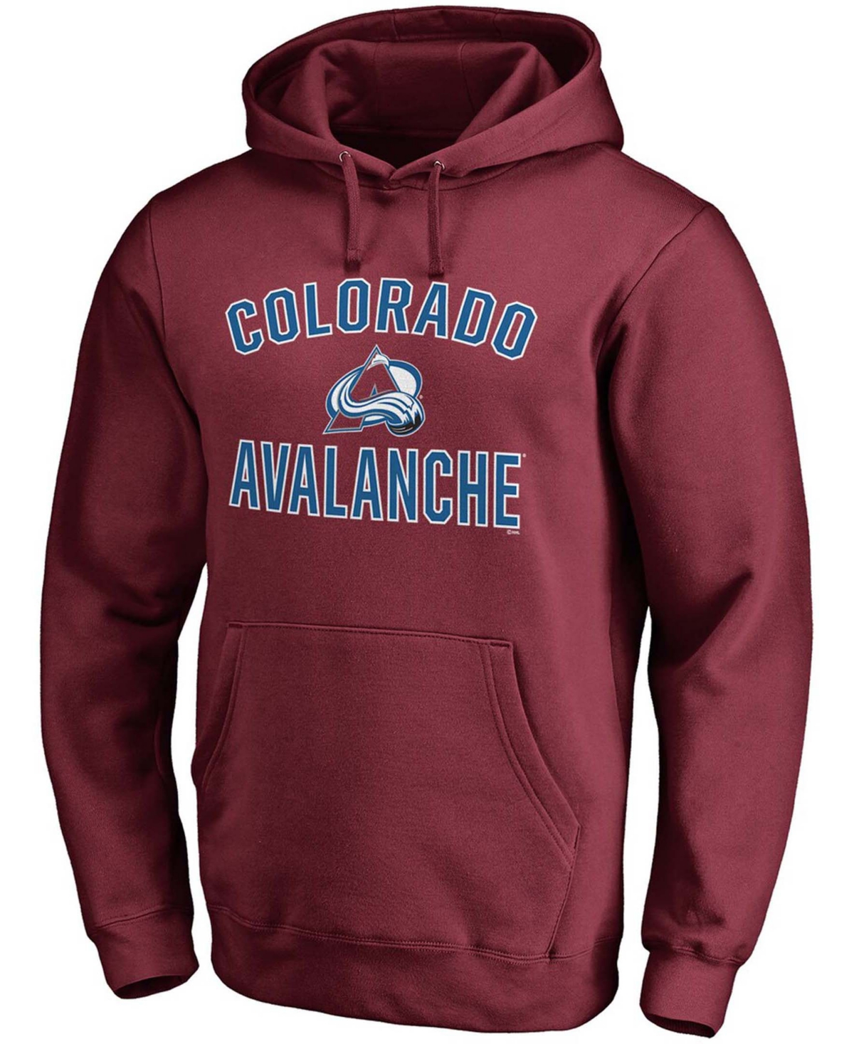 Shop Fanatics Men's Burgundy Colorado Avalanche Team Victory Arch Pullover Hoodie