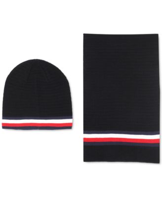 tommy hilfiger hat and scarf mens