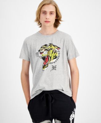 Ed Hardy - Men's Tiger Head Graphic T-Shirt