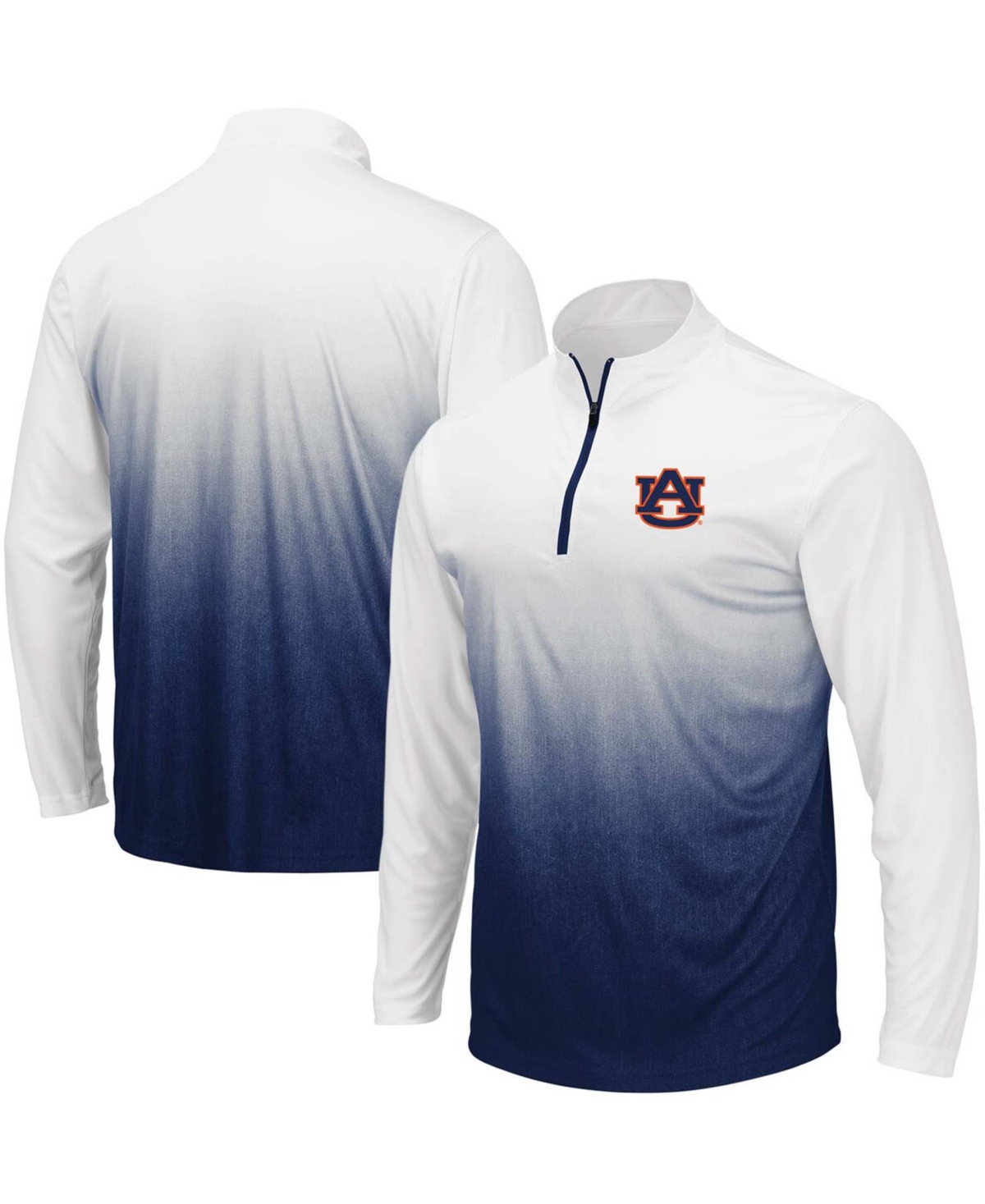 Men's Navy Auburn Tigers Magic Team Logo Quarter-Zip Jacket - Navy