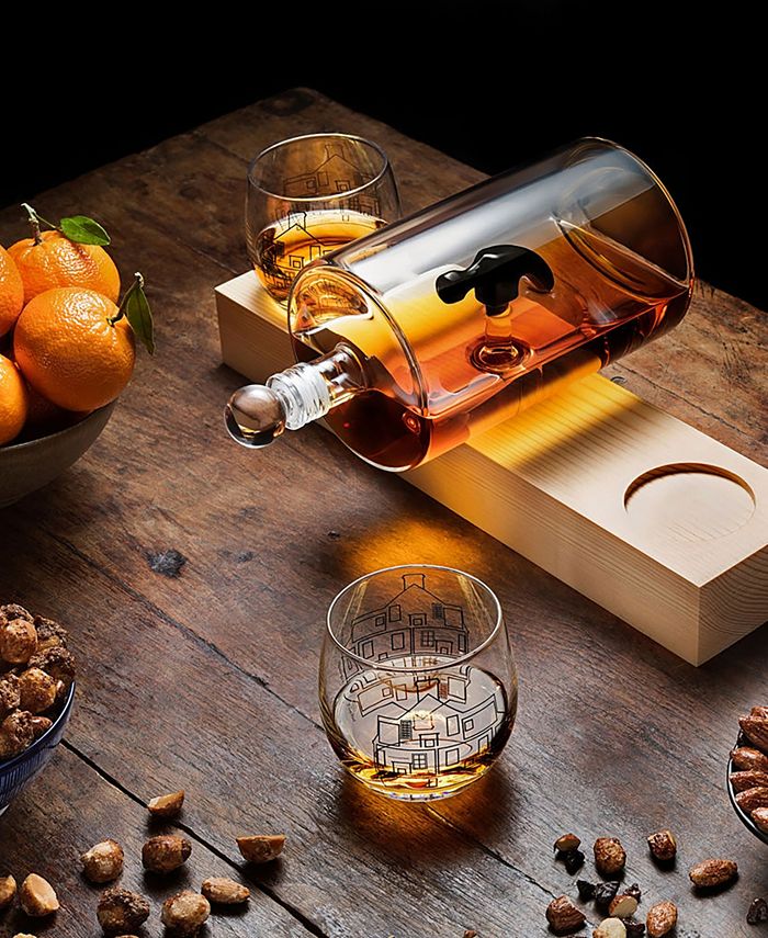 JoyJolt Hammer Whiskey Decanter Set Macy's