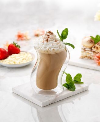 Pivot Double Wall Coffee Glasses, Set of 4