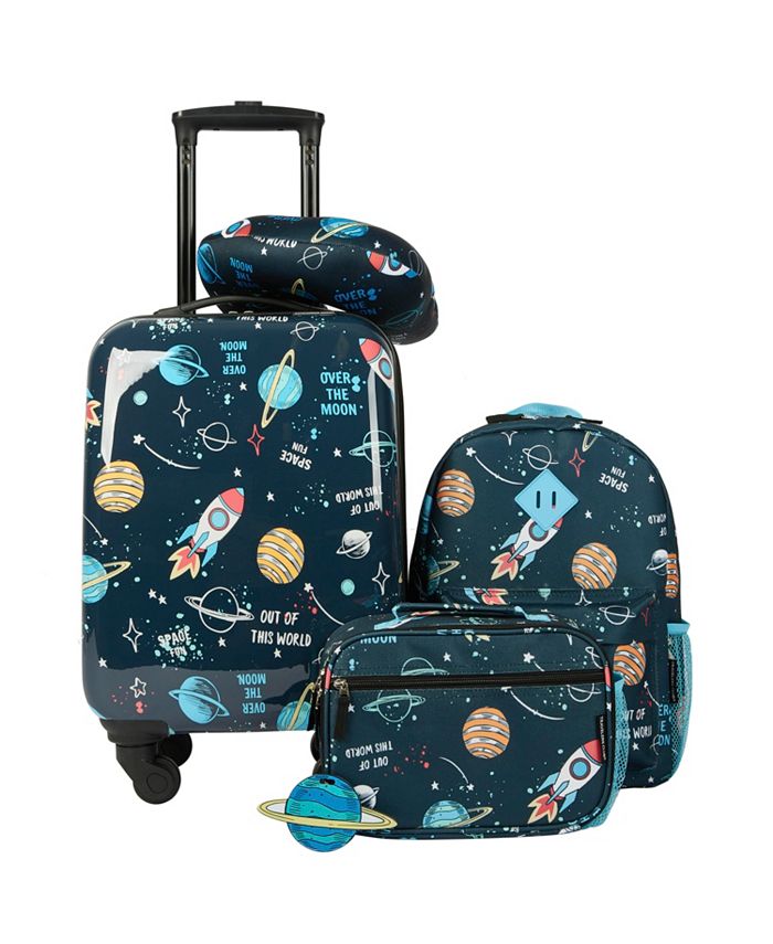 Travelers Club Kid's Hard Side Carry-On Spinner 5 Piece Luggage Set &  Reviews - Home - Macy's