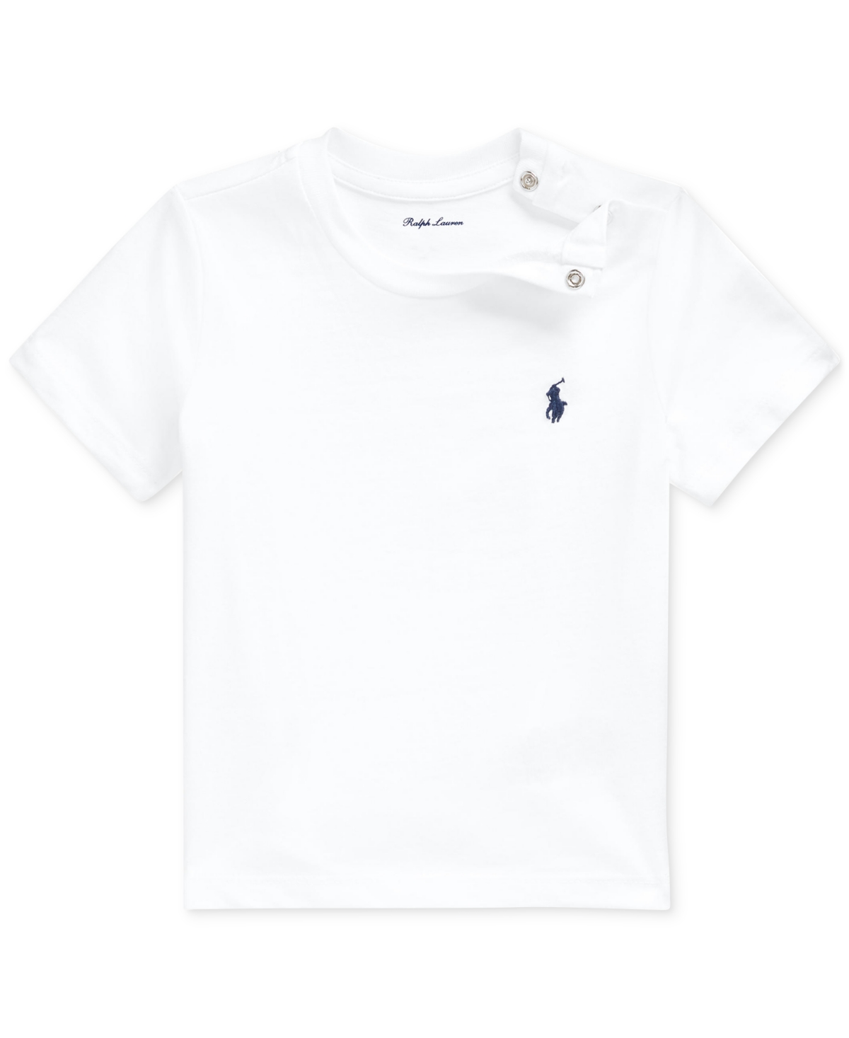 Polo Ralph Lauren Baby Boys Cotton Crewneck Embroidered Pony T-Shirt - White