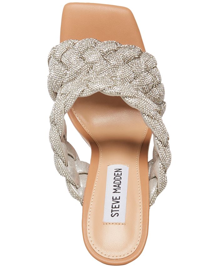 Steve Madden Women's Kenley-R Braided Stiletto Sandals - Macy's