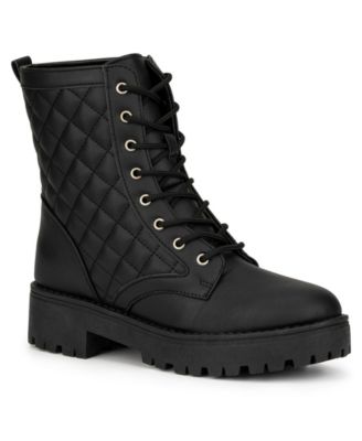 nine west walan women's combat boots