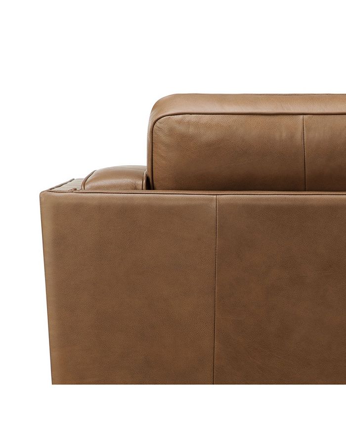 Abbyson Living Positano Leather Chair & Reviews Furniture Macy's