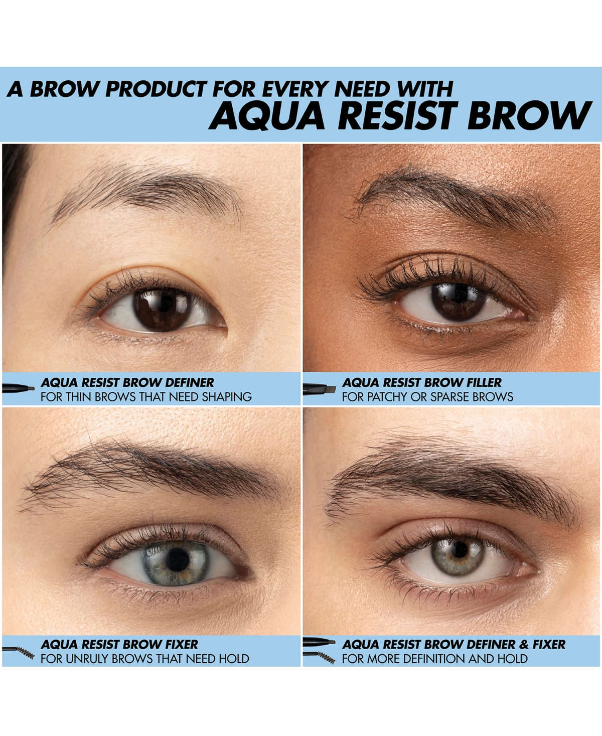 Make Up For Ever Aqua Resist Brow Definer Waterproof Eyebrow Pencil In 20