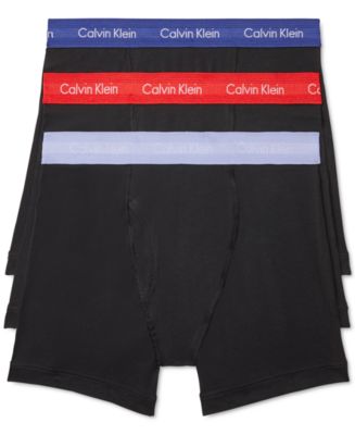 Calvin Klein Men's 3-Pack Cotton Stretch Boxer Briefs - Macy's