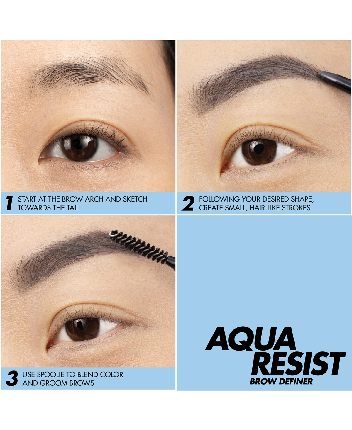 Make Up For Ever Aqua Resist Brow Definer Waterproof Eyebrow Pencil In 20