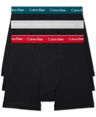 캘빈 클라인 남성 박서 브리프 언더웨어 속옷 Calvin Klein Mens 3-Pack Cotton Classics Boxer Briefs