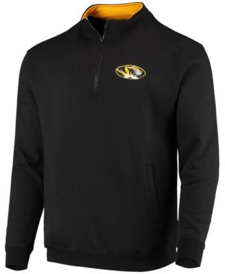 Men's Black Missouri Tigers Tortugas Logo Quarter-Zip Jacket