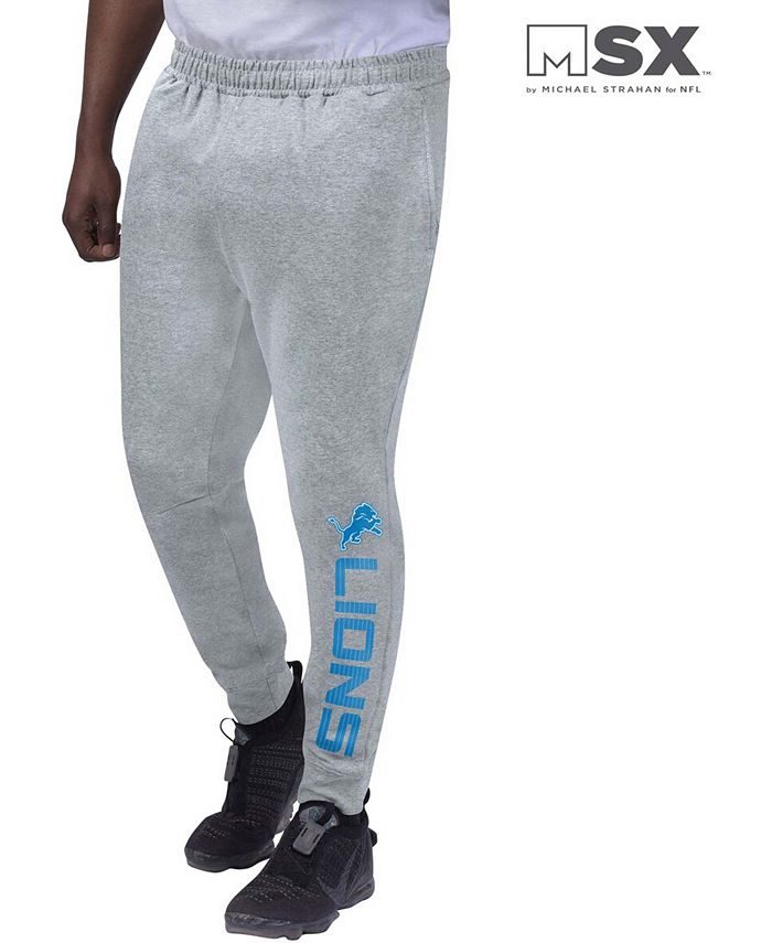 MSX by Michael Strahan Men's Heather Gray Detroit Lions Jogger Pants -  Macy's