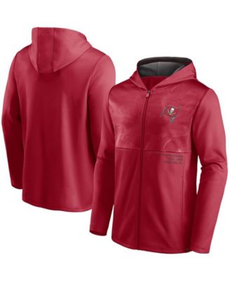 Men's Nike Red Tampa Bay Buccaneers Performance Full-Zip Hoodie Size: Medium