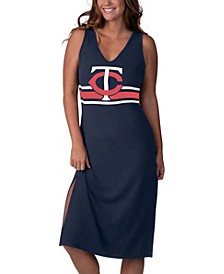 Women's Navy, Red Minnesota Twins Opening Day Maxi Dress