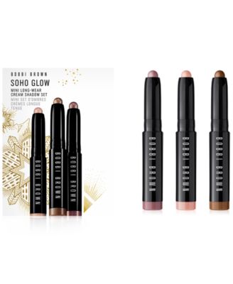 BOBBI BROWN 3点セット Bobbi Brown 3-Pc. Soho Glow Mini Long-Wear Cream Shadow