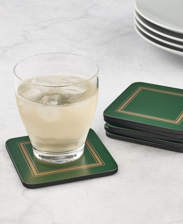 Pimpernel Classic Emerald Coasters, Set of 6 Macy's